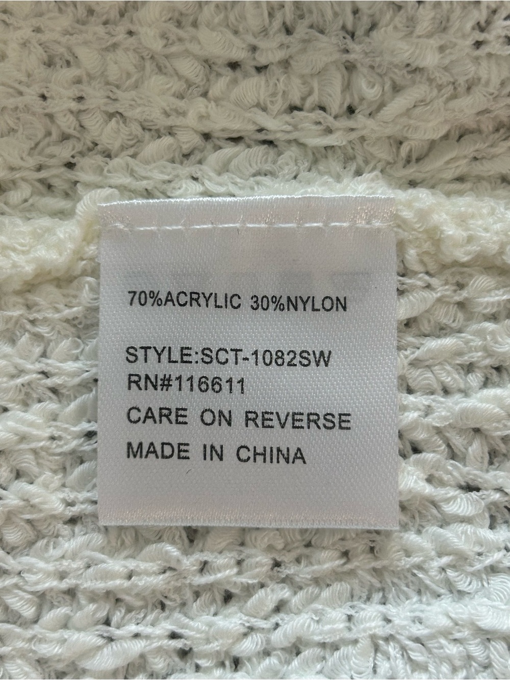Self Contrast Ivory Textured Knit V-Neck Short Sleeve Sweater Top Lightweight XS - Picture 8 of 9